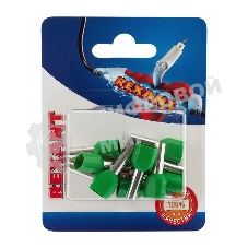 Наконечник штыревой втулочный Rexant изолированный F-14 мм 2х6 мм² (НШВи(2) 6.0-14/НГи2 6,0-14) зеленый