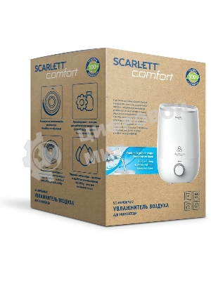 Увлажнитель воздуха Scarlett SC-AH986M22 23Вт (ультразвуковой) белый