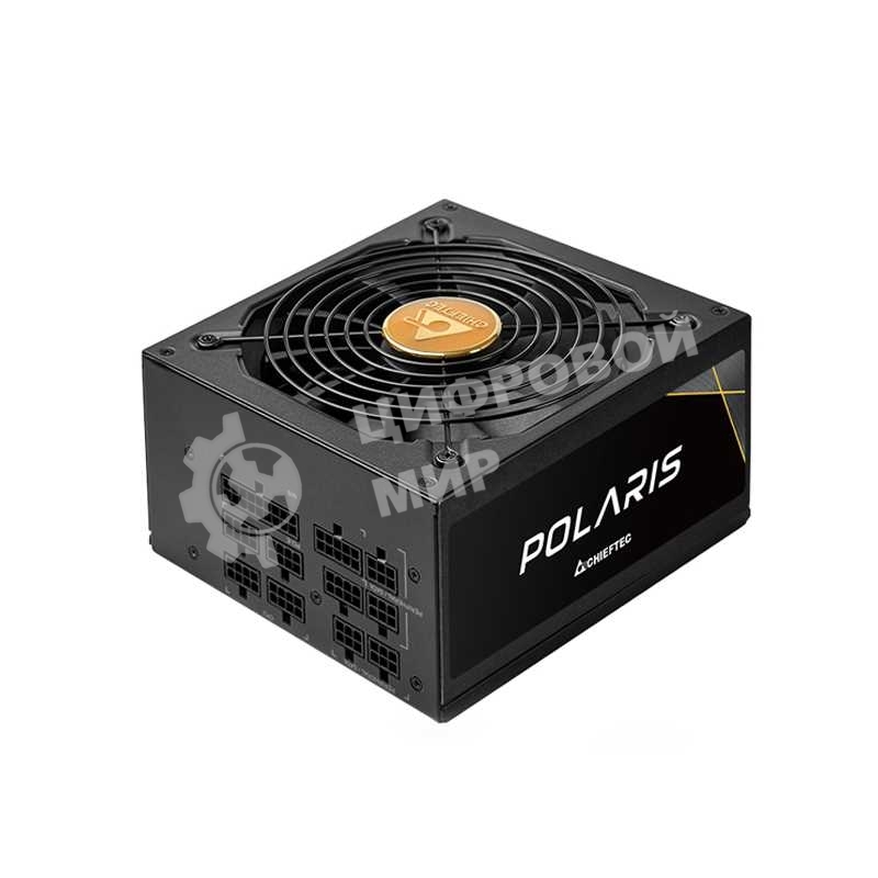 Блок питания Chieftec Polaris PPS-1050FC, 1050Вт, 80 PLUS Gold, 140мм, модульный, черный