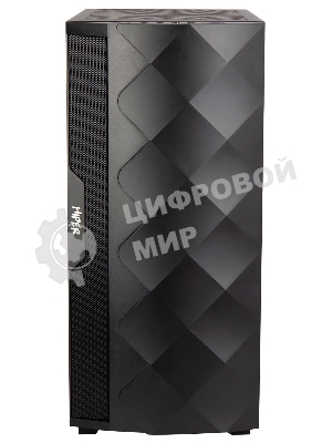 Компьютерный корпус Hiper DCB черный без БП ATX 1x120mm 1x140mm 1xUSB2.0 1xUSB3.0 audio bott PSU