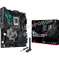 Материнская плата ASUS ROG STRIX Z790-F GAMING WIFI, LGA 1700, Intel Z790, 4xDDR5, 4xSATA, 4xM.2, 1xPCIe 5.0 x16, 2xPCIe 4.0 x4, 1xHDMI, 1xDP, 1x 2.5Gb LAN, 2xUSB-A 3.2 Gen 2, 4xUSB-A 3.2 Gen 1, 4xUSB-A 2.0, 5x3.5 мм, 7.1, Standard-ATX