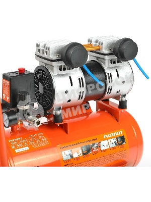 Компрессор поршневой безмасляный Patriot WO 24-260S, 260 л/мин, 8 бар, 1500 Вт, 24 л, быстросъемный 1/4