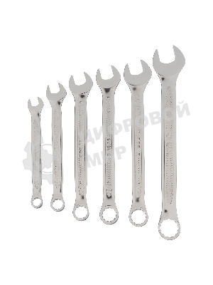 Набор ключей комбинированных Stels 6 шт. 8-17 мм антислип