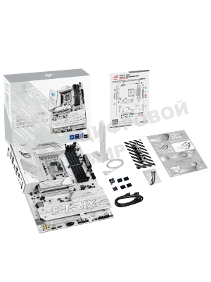 Материнская плата ASUS ROG STRIX B860-A GAMING WIFI, LGA1851, Intel B860, 4xDDR5, 4xSATA, 4xM.2, 2xPCIe 5.0 x16, 1xDP, 1xHDMI, 1x2.5Gb LAN, Wi-Fi, Bluetooth, 4xUSB 2.0, 2xUSB 3.2 Gen 1, 3xUSB 3.2 Gen 2, 1xUSB 4, 2xUSB-C, 3x3.5 мм, 7.1, ATX