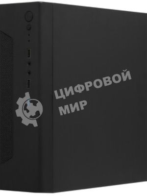 Компьютерный корпус Desktop ExeGate EX294018RUS FL-102 (mini-ITX, без БП, 2*USB+1*USB 3.0, аудио, черный)