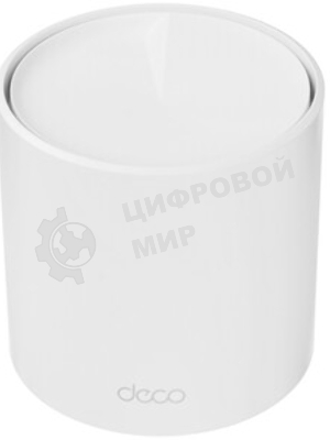 Бесшовный Mesh роутер TP-Link Deco X10 (DECO X10(3-PACK)) AX1500 10/100/1000BASE-TX белый (упак.:3шт)