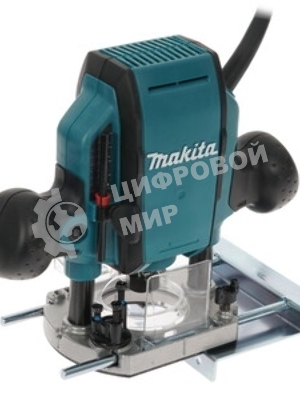 Фрезер Makita RP0900K 900Вт,27000об\м,ход-35мм,цанга-6\8мм,2.7кг,чем