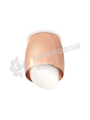 Светильник Ambrella Light XS1144021 PPG/FR золото розовое полированное/белый матовый MR16 GU5.3 (C1144, N7175)