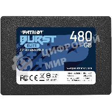 Накопитель SSD Patriot Burst Elite, 480Gb, SATA, 2.5
