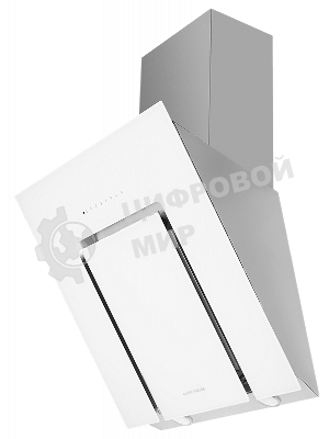 Вытяжка Kuppersberg F 660 W, ширина 60 см, отвод/рециркуляция, 900 м3/час, сенсорное управление, таймер, 5 скоростей, галогенное освещение 2х20 Вт, металлические жироулавливающие фильтры, угольный фильтр KF-СM (опция), 42-47 дБ, цвет белое стекло SCHOTT