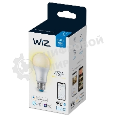 Лампа светодиодная WiZ Wi-Fi BLE 60W A60 E27 927 DIM1PF/6