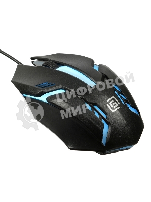 Мышь проводная Oklick 396M INSOMNIA черный, 1000 dpi, USB, кнопки - 3