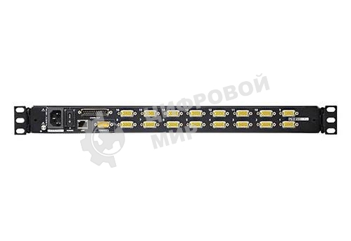 Переключатель KVM 16-портовый IP с ЖК-дисплеем Slideaway/ATEN SINGLE RAIL 16P PS/2-USB LCDKVMP 17INCH WIH IP