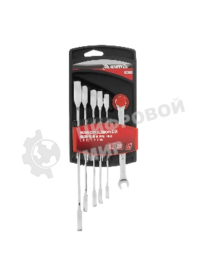 Набор ключей Matrix комбинированных, трещеточных 6 шт