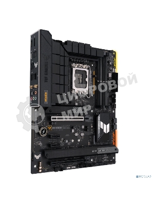 Материнская плата ASUS TUF GAMING H770-PRO WIFI, LGA 1700, Intel H770, 4xDDR5, 4xSATA, 4xM.2, 1xPCIe 5.0 x16, 1xPCIe 4.0 x4, 2xUSB-A 3.2 Gen 2, 4xUSB-A 3.2 Gen 1, 1xUSB-C 3.2 Gen 2x2, 1x2.5Gb LAN, 5x3.5 мм, 7.1, Standard-ATX