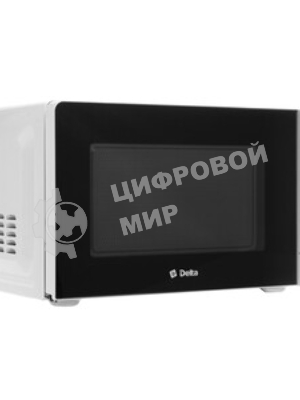 Микроволновая печь Delta DL-87L20 белый, 20 л, 700 Вт, переключатели - поворотный механизм