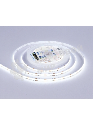 Светодиодная лента Ambrella light GS2603 COB 320Led/ 10W m/ 12V IP20 6500K/ 5000*8*1.54mm (2 конт.)
