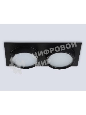 Светильник Ambrella light TN6743/2 BK черный IP44 GX53/2 210*110*57