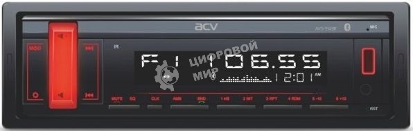 Автомагнитола ACV AVS-914BR 1DIN 4x50Вт