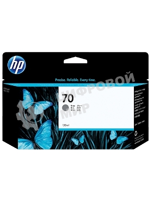 Картридж струйный HP №70 C9450A серый для HP DJ Z2100/Z3100 (130мл)