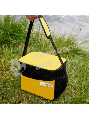 Сумка-холодильник ЧЕТЫРЕ СЕЗОНА 80-0282 объемом 10 л. (2 слоя утепления) с карманами