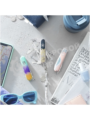 Нож перочинный Victorinox Companion Sydney Style (1.3909.E222) 91мм 16функц. бирюзовый с чехлом подар.коробка