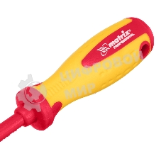 Отвертка Matrix Insulated, SL4,0 x 100 мм, CrMo, до 1000 В, двухкомп.рукоятка