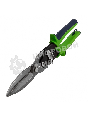 Ножницы по металлу Сибртех, удлиненные, 285 мм, пряморежущие, 2-комп.обрезиненные рук-ки