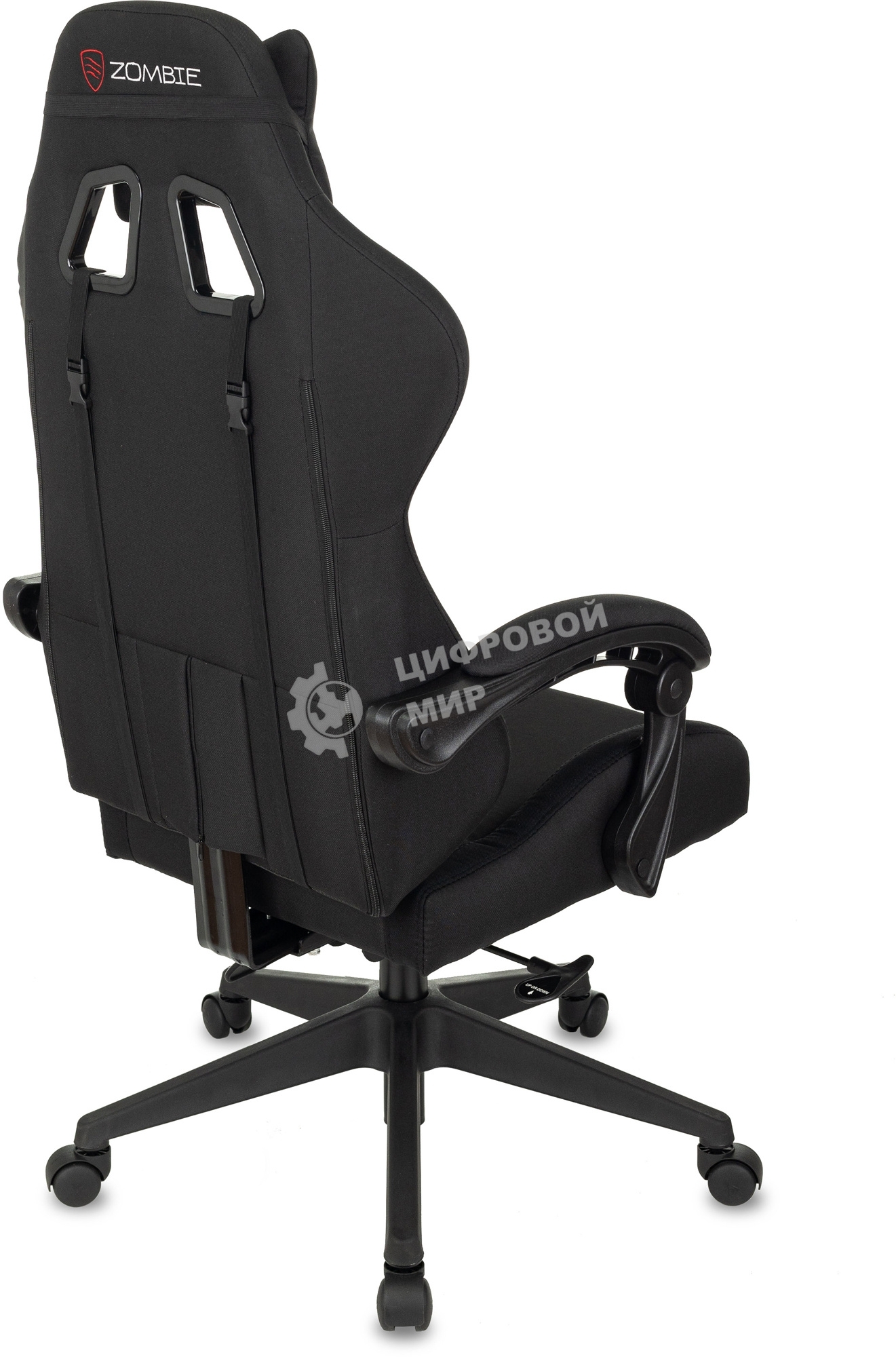 Кресло игровое Бюрократ Zombie Predator Neo Black черный, крестов. пластик