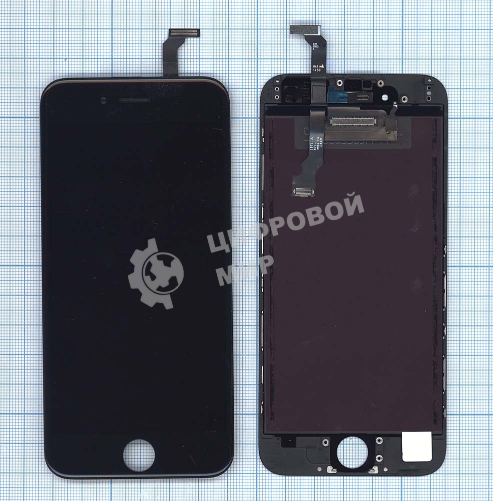 Дисплей для Apple iPhone 6 в сборе с тачскрином (Foxconn) черный