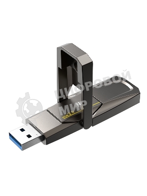 Флешка USB Netac US5 (NT03US5C-128G-32TA), 128Gb, USB 3.2/TypeC, 550/500, черный