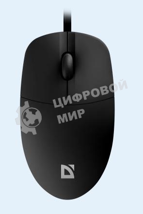 Мышь проводная Defender Azora MB-241 черный, 1200 dpi, USB, кнопки - 3