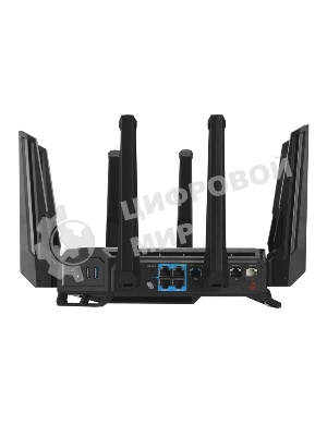 Маршрутизатор ASUS GT-BE19000, черный/красный, 90IG0850-MO9A0V