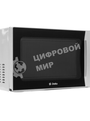 Микроволновая печь Delta DL-88L20 белый, 20 л, 700 Вт, переключатели - поворотный механизм