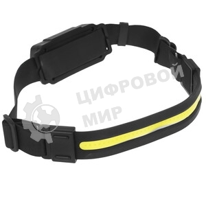 Налобный фонарь RITTER 56204 1 LED COB 7Вт/1200мА·ч/300Лм/IP44 черный