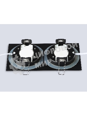 Светильник Ambrella light TN6743/2 BK черный IP44 GX53/2 210*110*57