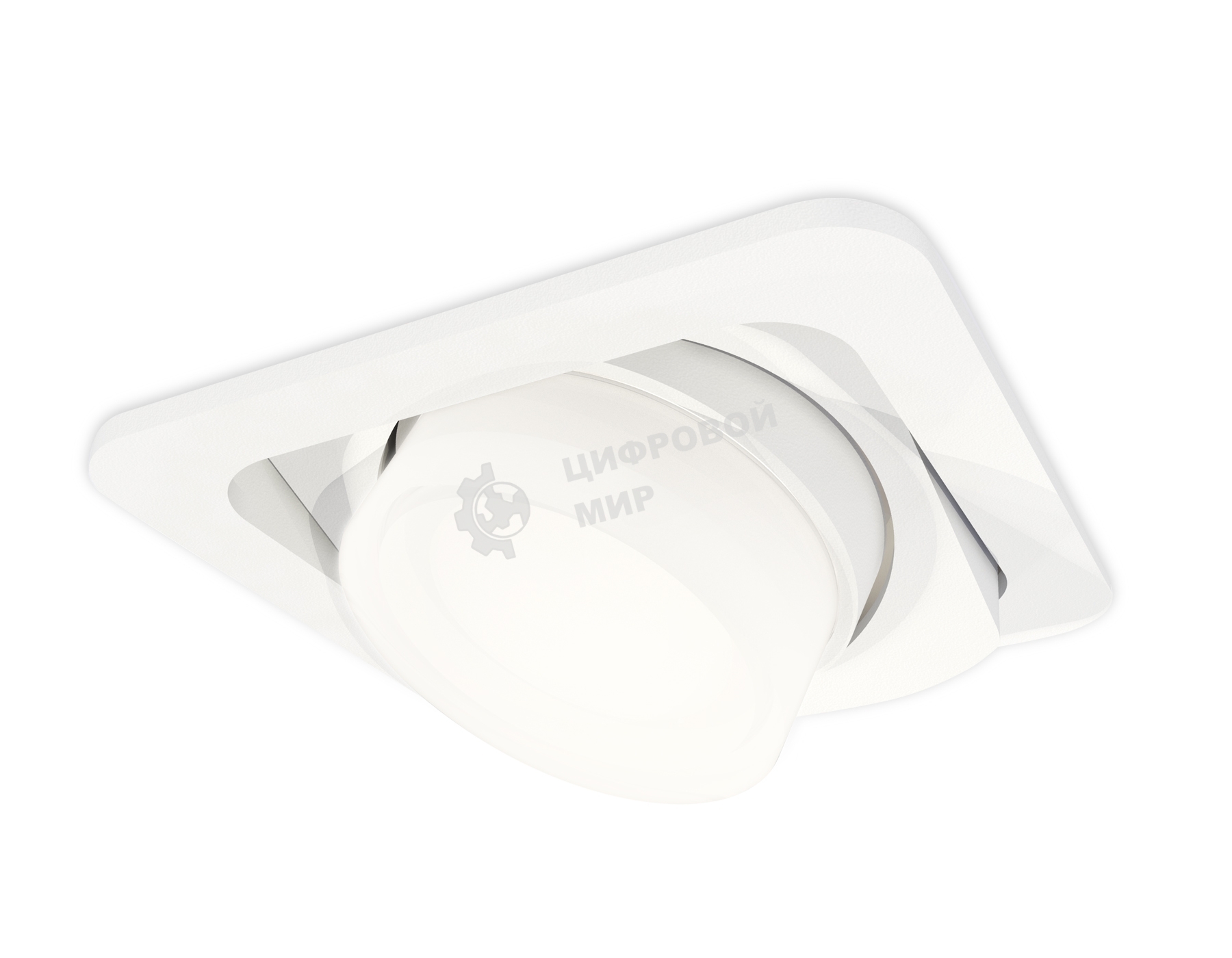 Комплект встраиваемого поворотного светильника Ambrella light XC7658083 SWH/FR/CL белый песок/белый матовый/прозрачный MR16 GU5.3 (C7658, N7160)