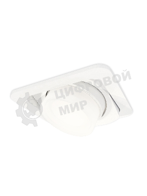 Комплект встраиваемого поворотного светильника Ambrella light XC7658083 SWH/FR/CL белый песок/белый матовый/прозрачный MR16 GU5.3 (C7658, N7160)