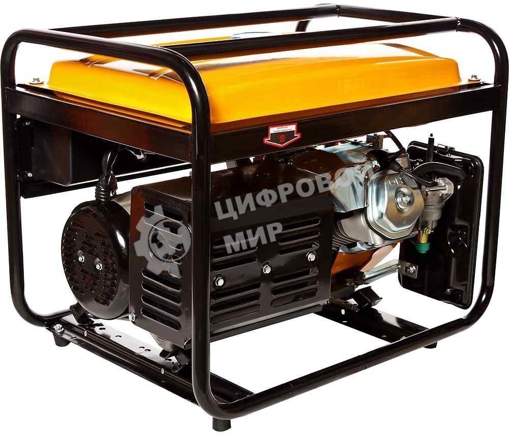 Генератор бензиновый RedVerg RD-G5500. 13,0л.с; 389куб.см; GM188F; запуск- ручной; бак- 25л,5,0кВт, макс.- 5,5кВт; 220В;