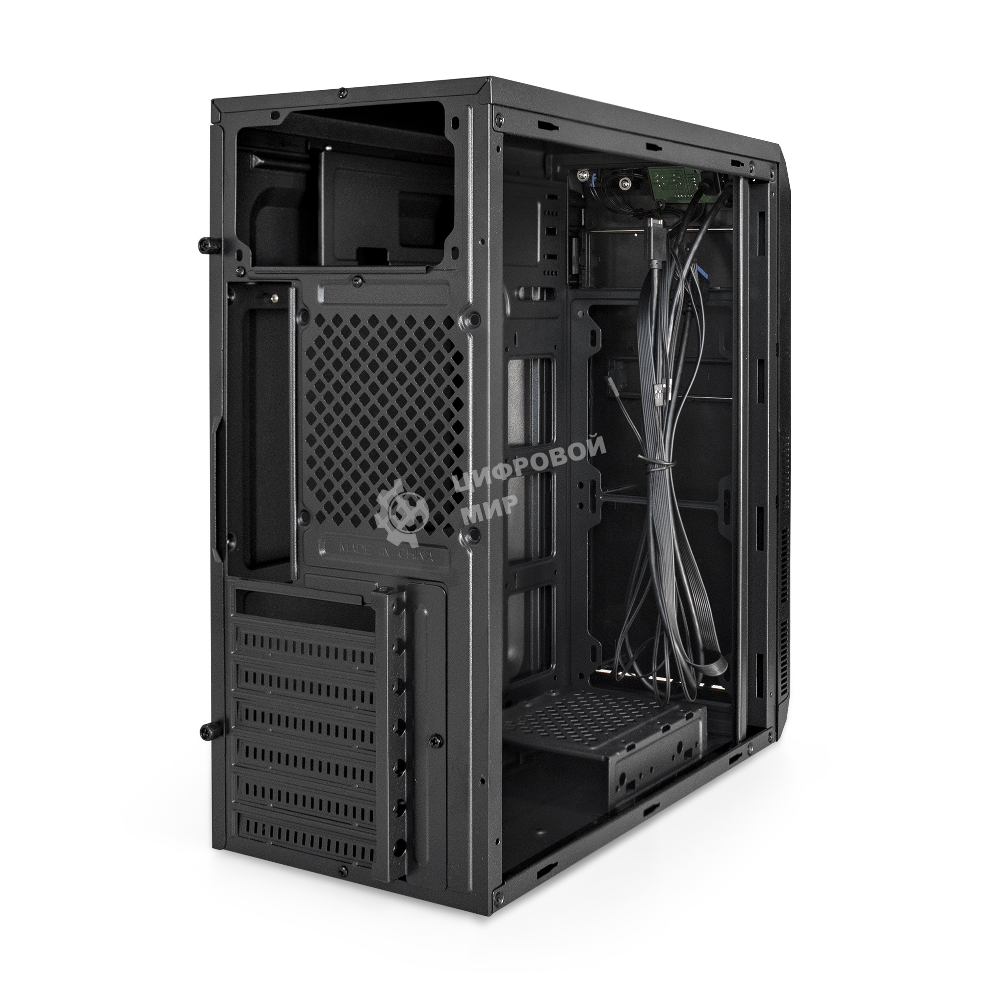 Компьютерный корпус Miditower ExeGate EX287366RUS XP-334UC-XP350 (ATX, XP350 с вент. 12см, 1*USB+1*USB 3.0+1*TypeC, аудио, черный)