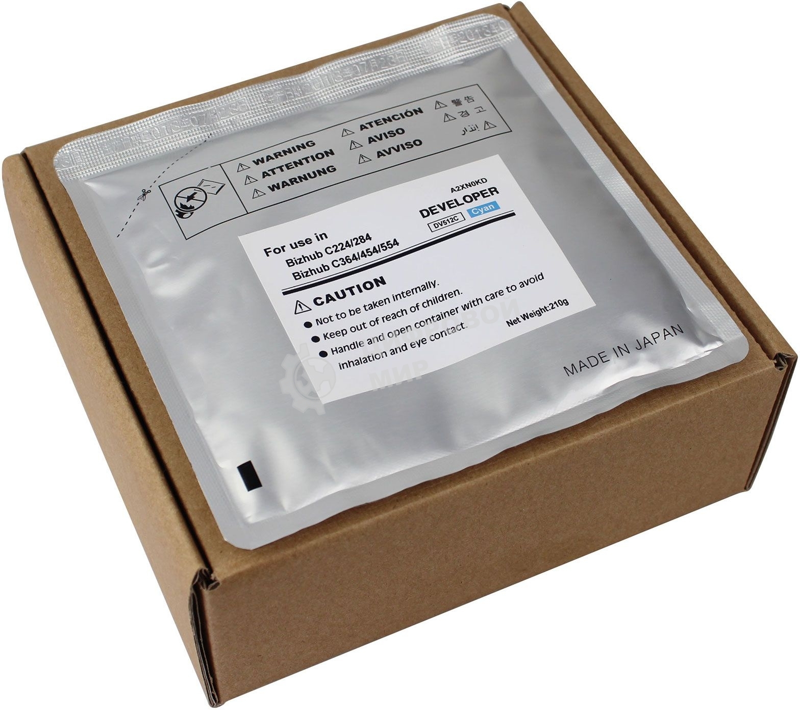 Девелопер CET CET8126 для Konica Minolta Bizhub C224/C284/C364/C454/C554