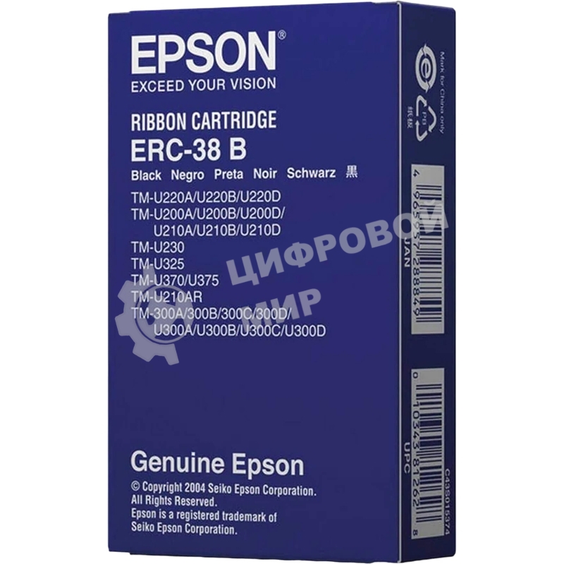 Картридж матричный Epson C43S015374 матовый черный (3 000 000 знаков) для TM-U210/U220/U230/U300/U375