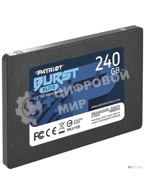 Накопитель SSD Patriot Burst Elite, 240Gb, SATA, 2.5