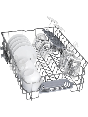 Встраиваемая посудомоечная машина Bosch SPV4EMX10E, серебристый, 44.8 см, 10 компл., 44 дБ, класс C