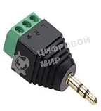 Сборный штекер miniJack 3.5 мм 2 канала