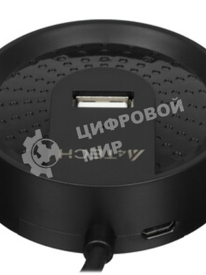 Разветвитель USB 2.0 A4Tech HUB-20 4порт. черный