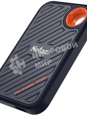 Внешний SSD Netac ZX20, 2TB, USB 3.2 Gen 2x2 Type-C, R/W 2000/1800, черный