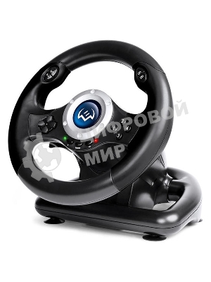 Руль SVEN GC-W500 (педали, вибро, скоба, лепестки, D-pad, 10 кл, резин. вставки, PC/Xinput)
