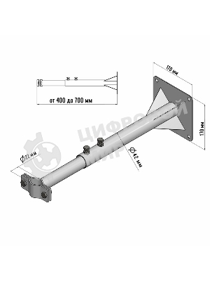 Кронштейн для мачт Rexant 