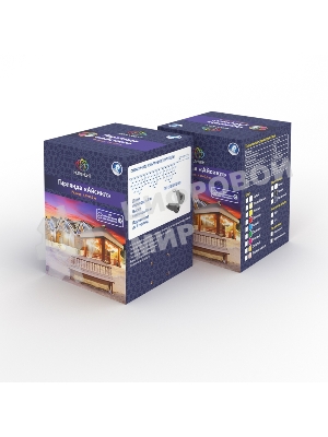 Гирлянда Neon-night Айсикл (бахрома) светодиодный, 2,4 х 0,6 м, белый провод, 230 В, диоды теплый белый, 88 LED